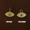 Gemstone Evil Eye Charm