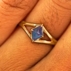 Gemstone Kite Ring