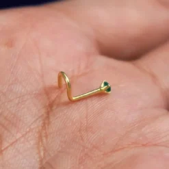 Gemstone Nose Stud