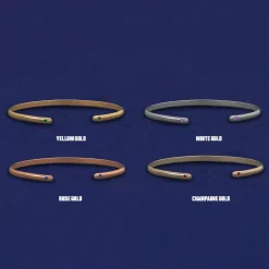 Gemstone Open Bangle