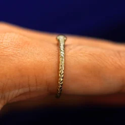 Gemstone Ouroboros Snake Ring