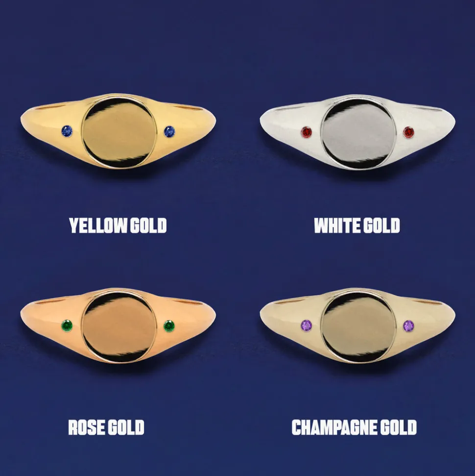 Gemstone Signet Ring