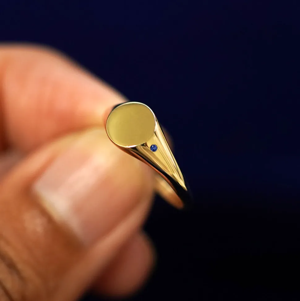 Gemstone Signet Ring