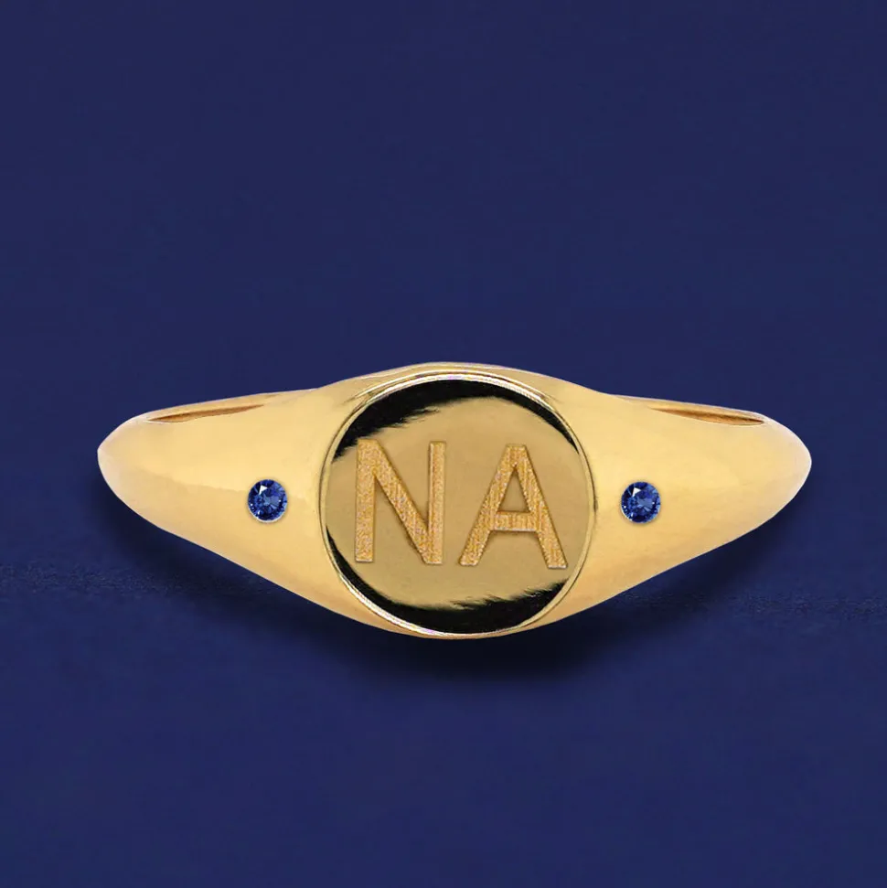 Gemstone Signet Ring
