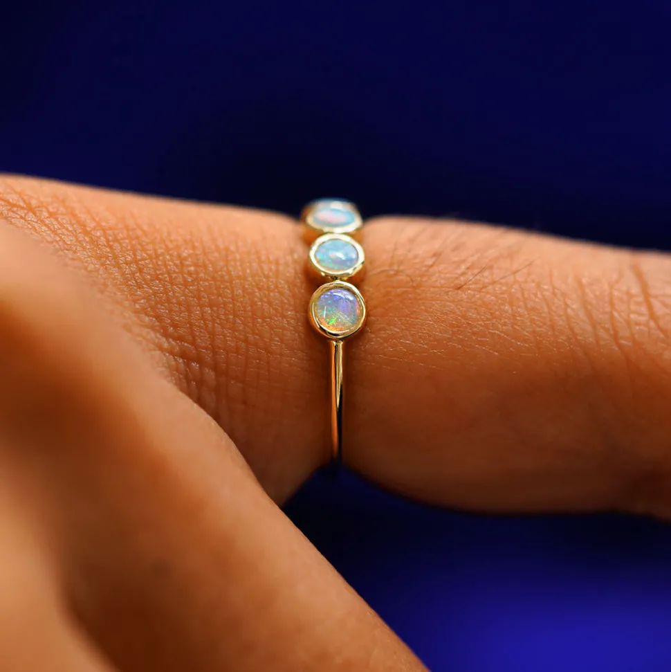 5 Gemstones Ring