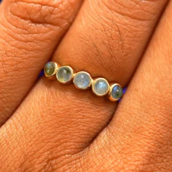 5 Gemstones Ring