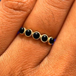5 Gemstones Ring