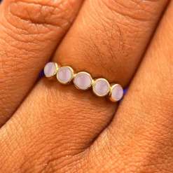 5 Gemstones Ring