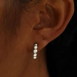 Graduated Puffy Beaded Hoop