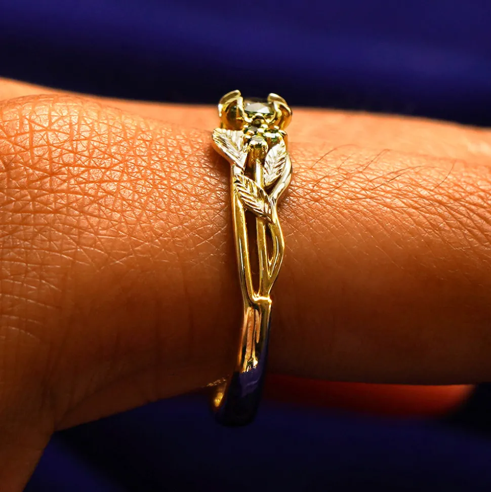 Green Sapphires Ring