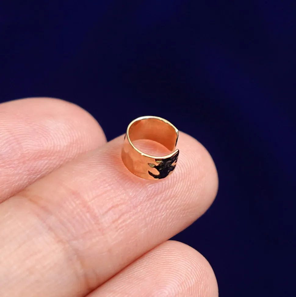 Hammered Wide Cuff