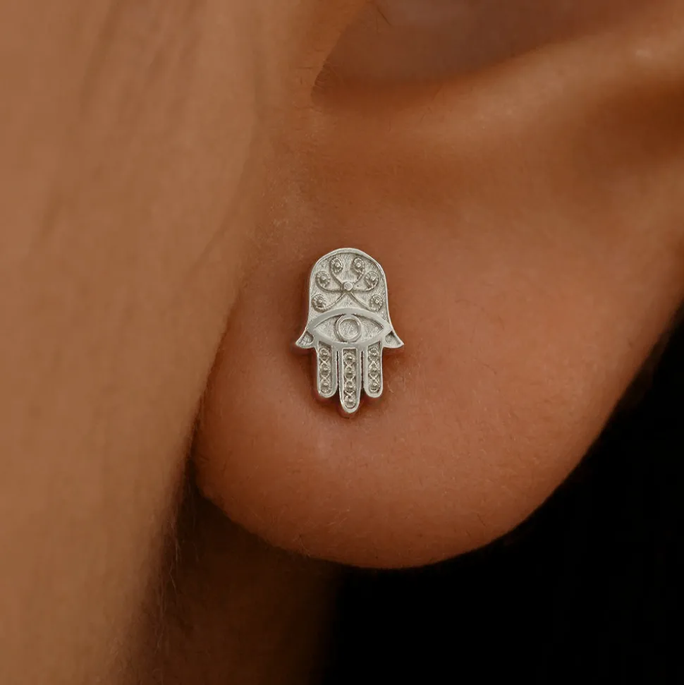 Hamsa Earring