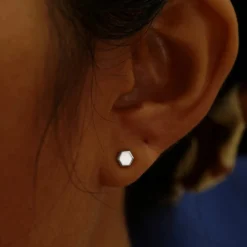 Hexagon Earring