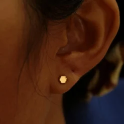 Hexagon Earring