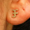 Initial Earring