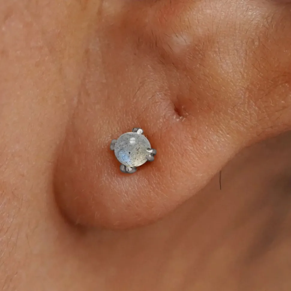 Labradorite Earring