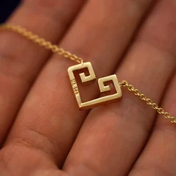 Large Chere Heart Necklace