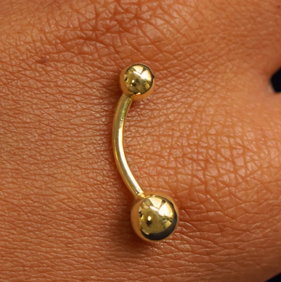 Large Curved Barbell Piercing