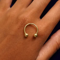Large Horseshoe Piercing