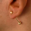 Large Straight Barbell Piercing