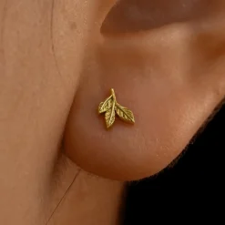 3 Leaves Earring