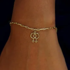 Lesbian Symbol Charm