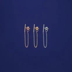 Line Dangle Earring