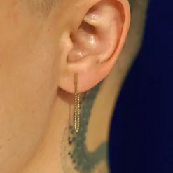 Line Dangle Earring