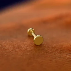 Medium Circle Flatback Piercing