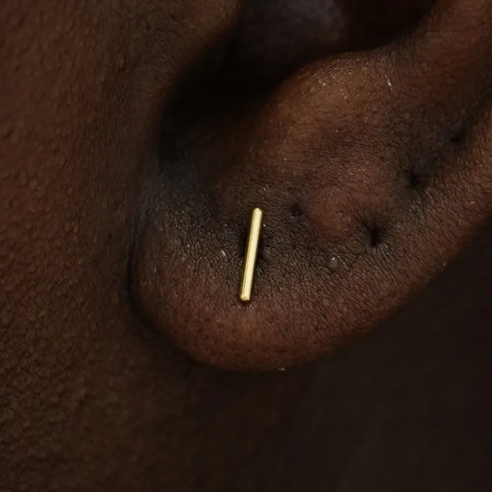 Medium Line Earring