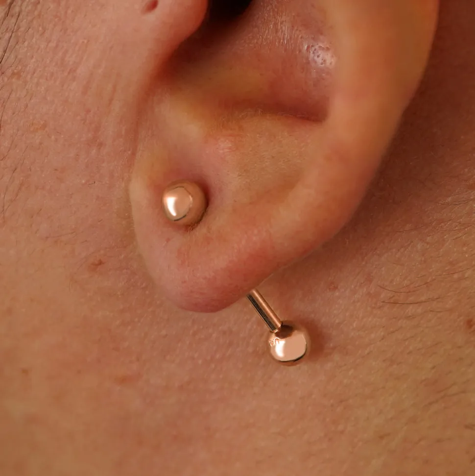 Medium Straight Barbell Piercing