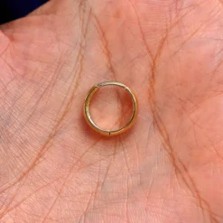 Medium Wide Huggie Hoops