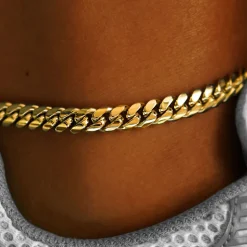 Miami Cuban Anklet