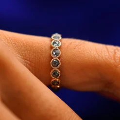 Milgrain Diamond Band