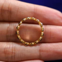 Milgrain Diamond Band