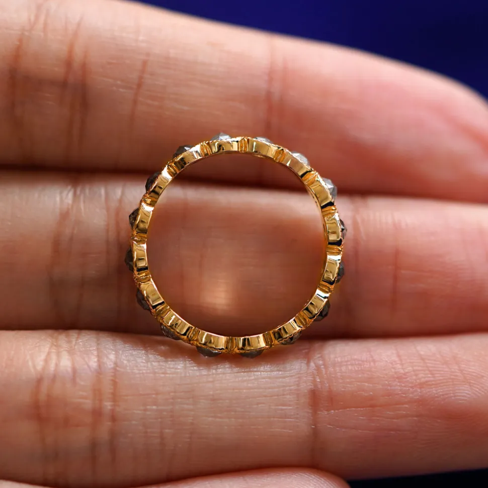 Milgrain Diamond Band