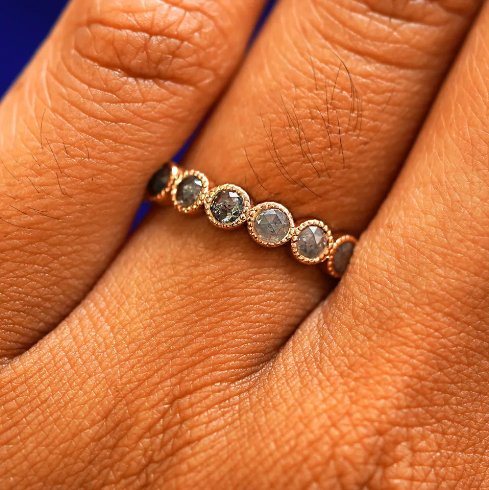 Milgrain Diamond Band