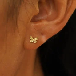 Mini Butterfly Flatback Piercing
