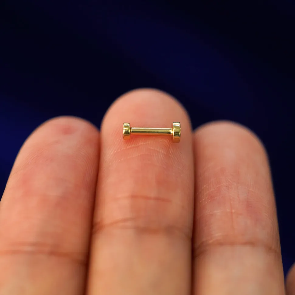 Mini Circle Flatback Piercing