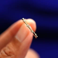 Mini Diamond Bubble Ring