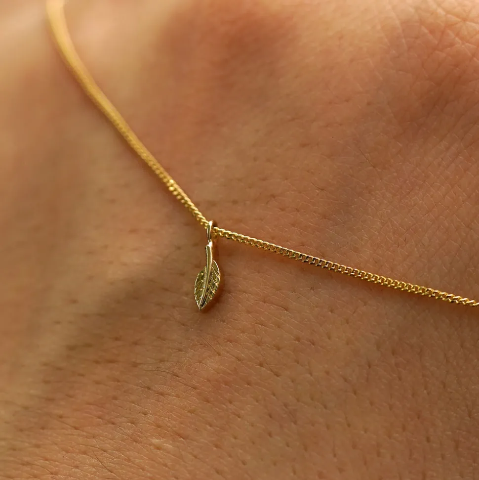 Mini Leaf Necklace