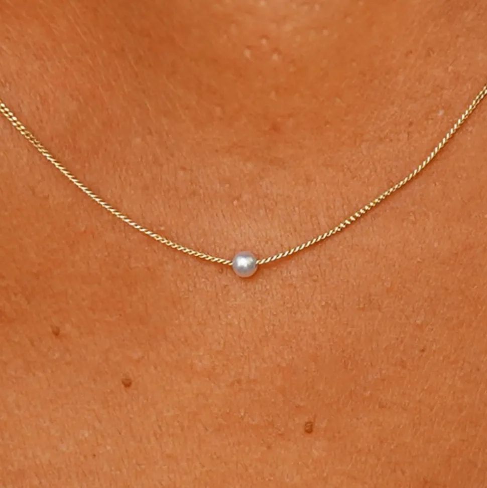 Mini Pearl Slide Necklace