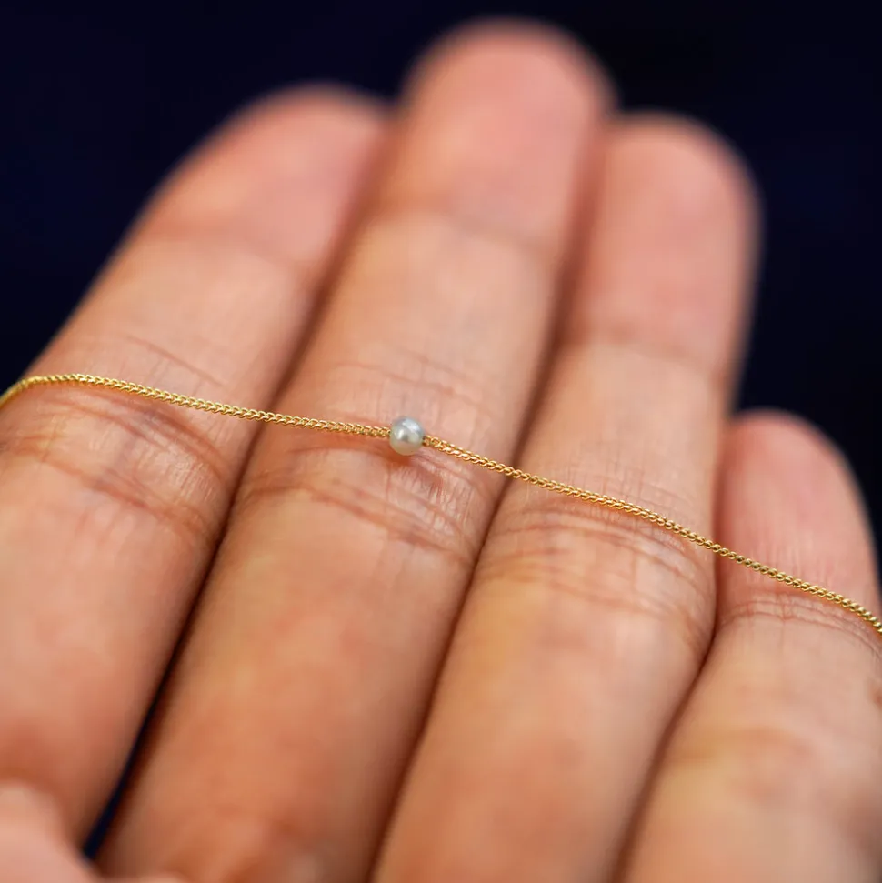Mini Pearl Slide Necklace