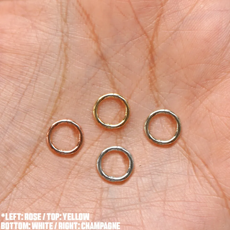 Mini Seamless Huggie Hoops / Piercing