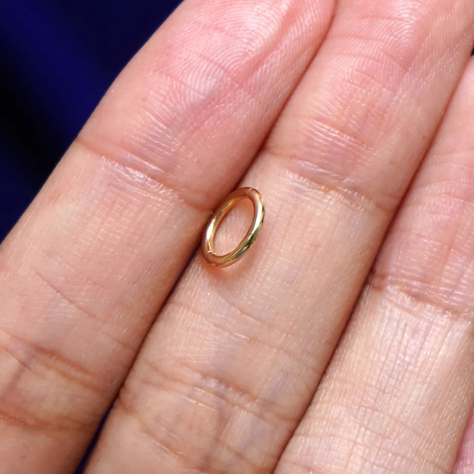 Mini Seamless Huggie Hoops / Piercing