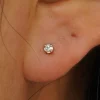 2mm Diamond Earring