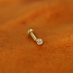 2mm Diamond Flatback Piercing