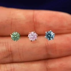 5mm Moissanite Earring