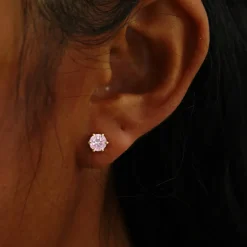 5mm Moissanite Earring