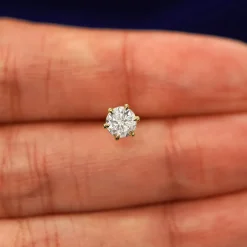 5mm Moissanite Earring